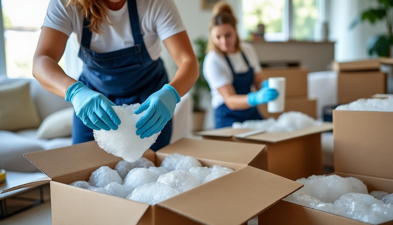 découvrez pourquoi il est avantageux de faire appel à des professionnels pour l'emballage à domicile lors de votre déménagement : gain de temps, sécurité de vos biens et tranquillité d'esprit assurés !