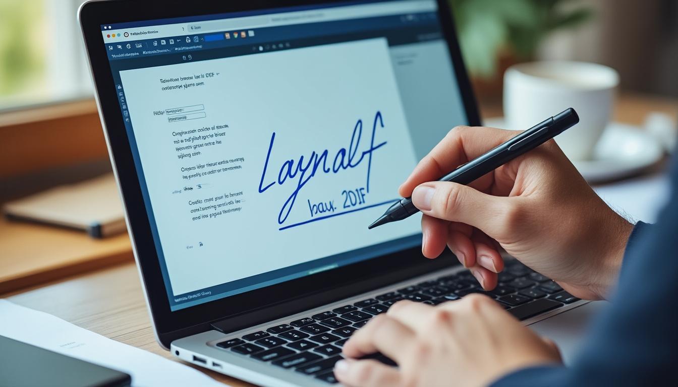 découvrez comment signer un pdf en ligne facilement et rapidement grâce à des outils simples et sécurisés, sans impression ni déplacement.