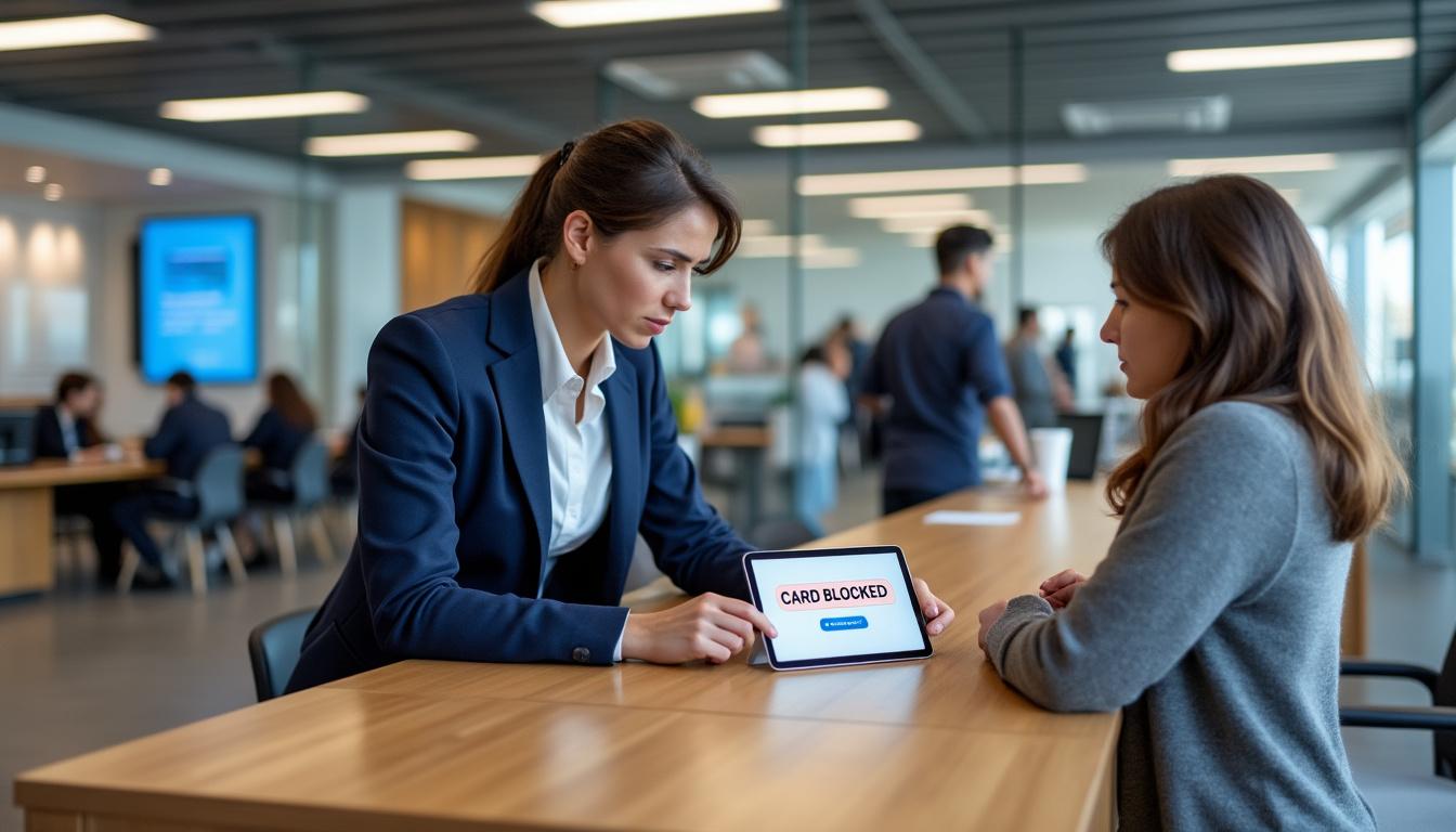 découvrez les démarches à suivre et les solutions efficaces lorsque votre carte bancaire est bloquée pour résoudre rapidement ce problème.